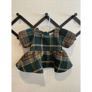 Ivy City Co Wool Plaid Girls Dress Size 3-6 Months *missing Bloomers